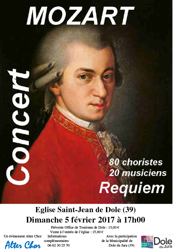 Affiche Requiem de Mozart