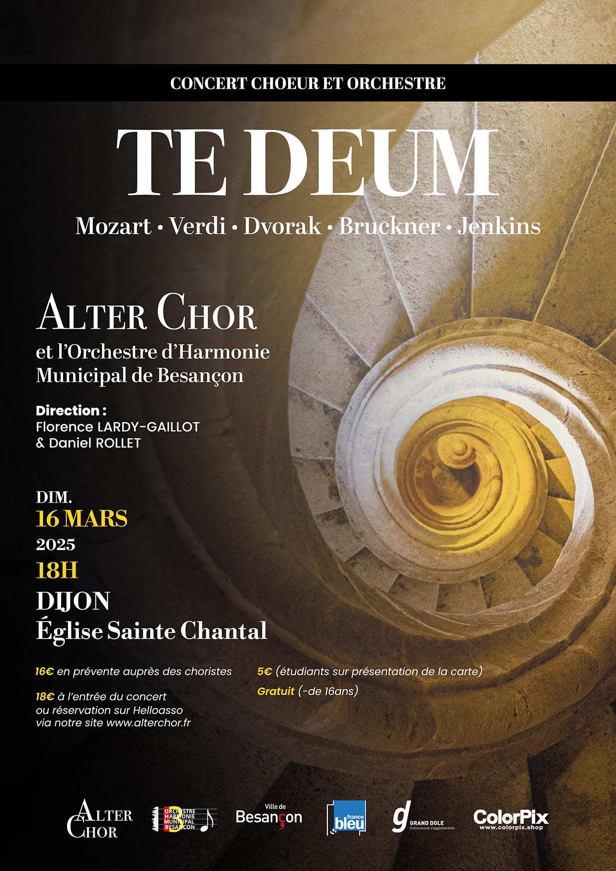 Affiche concert Dijon 16 mars