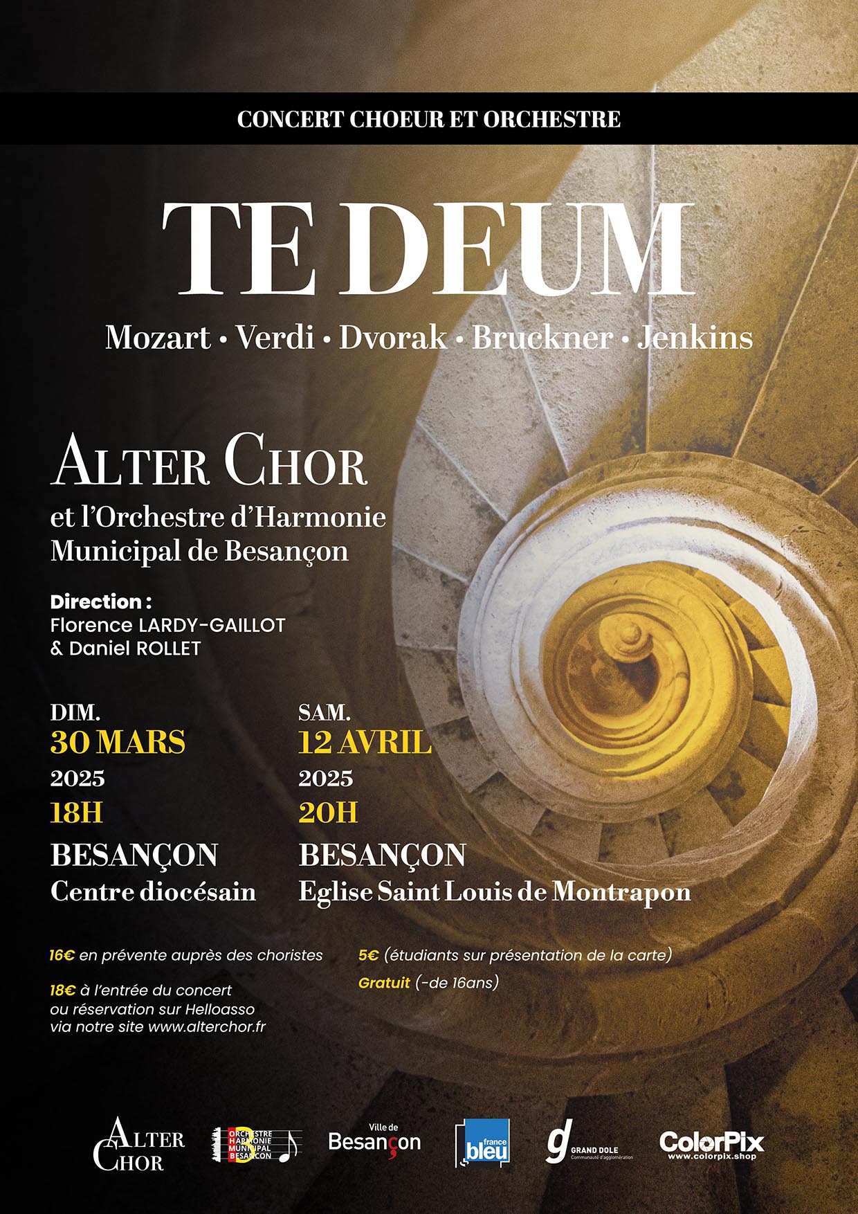 Affiche concerts de Besançon 2025
