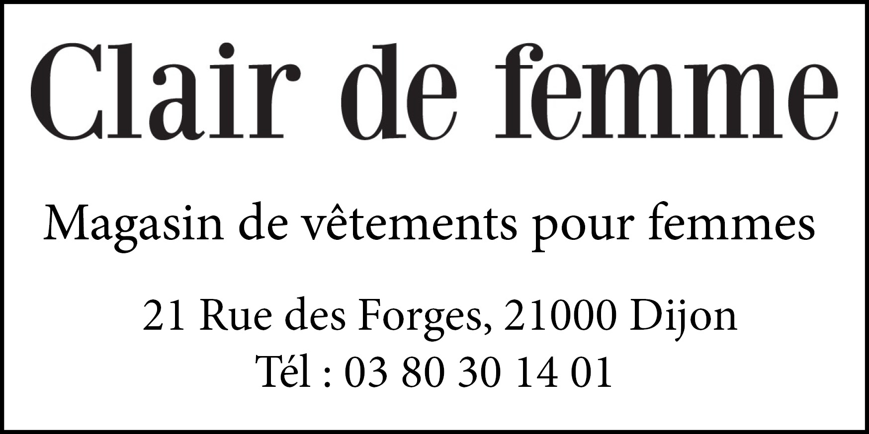 Vêtements Clair de femme