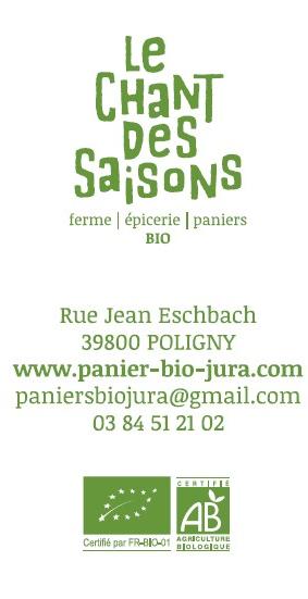 Le chant des saisons panier bio