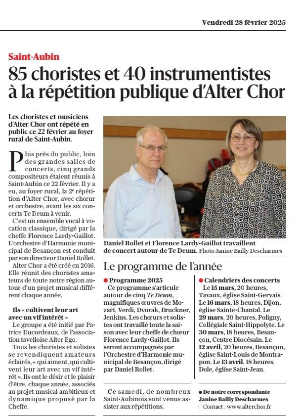 Le progrès 28 février 2025